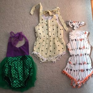 18-24 month rompers lot nwot